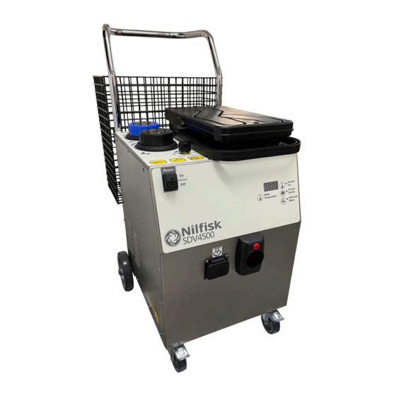 Nilfisk-Advance SDV4500 Instructions For Use Manual