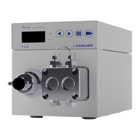 Knauer Azura P 4.2S Instructions Manual