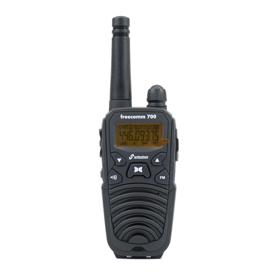stabo freecomm 700 Owner's Manual