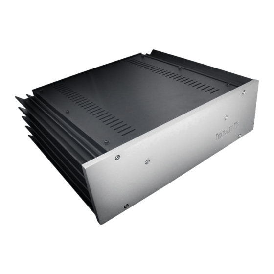 First Watt F5 Operation And Service Manual