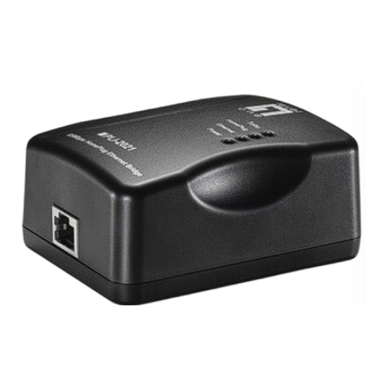 LevelOne PLI-2021 User Manual
