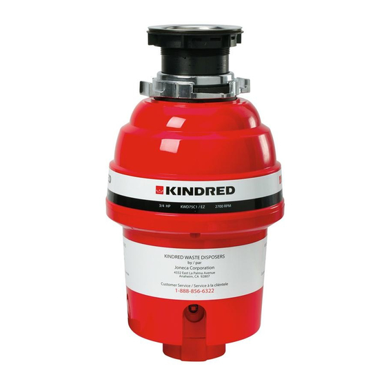 Kindred KWD75C1/EZ Instruction Manual