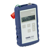THORLABS PM20A Operation Manual