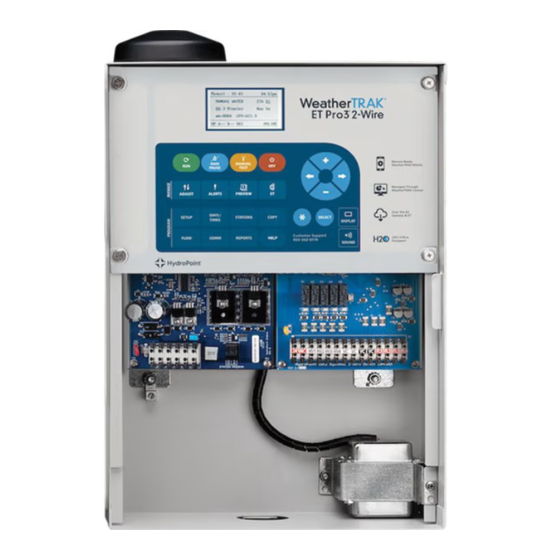 WeatherTRAK ET Pro3 2-Wire Quick Reference Card