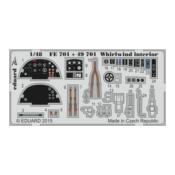 Eduard Zoom Whirlwind interior S.A. Manual