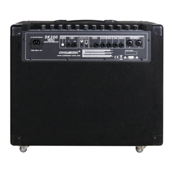Cool music DK 200 Manual