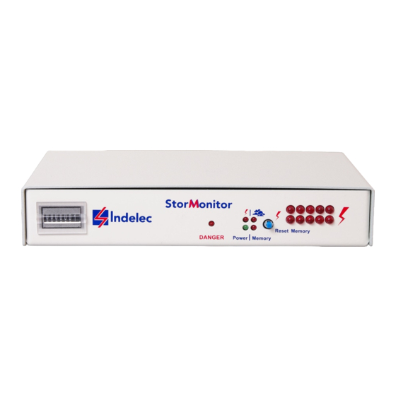 Indelec StorMonitor Installation And Commissioning Manual