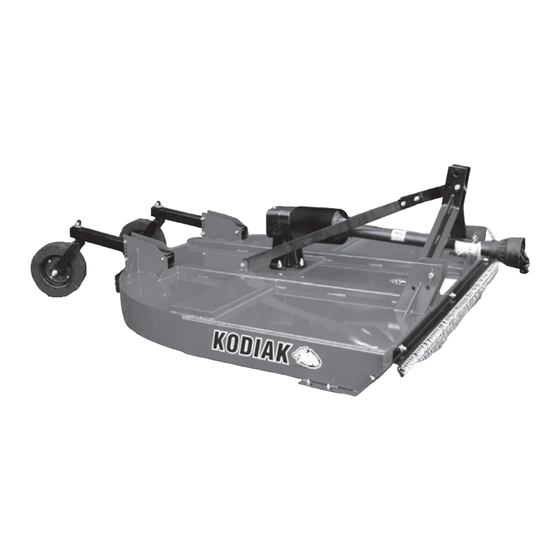 Kodiak 60" Owner's Manual