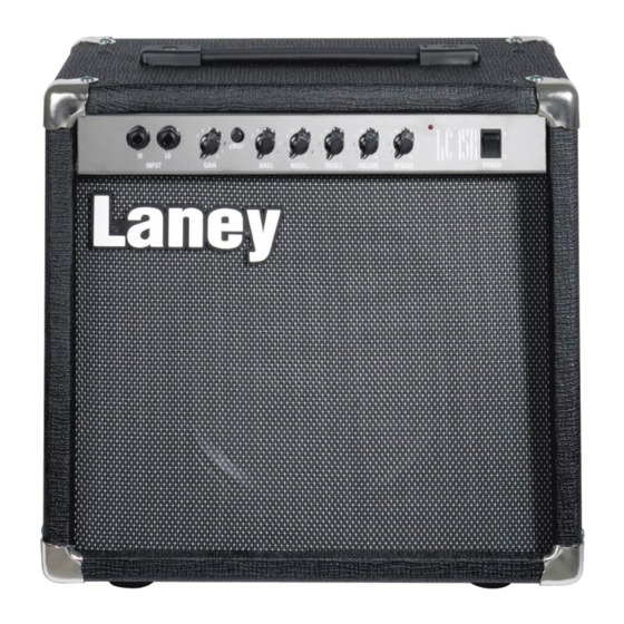 Laney LC15 Operating Instructions Manual