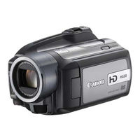 Canon Vixia HG20 Instruction Manual