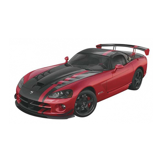 REVELL Dodge Viper SRT10 ACR Manual