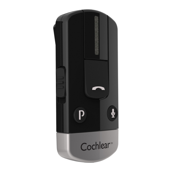 Cochlear Baha 5 Wireless Phone Clip Quick Manual