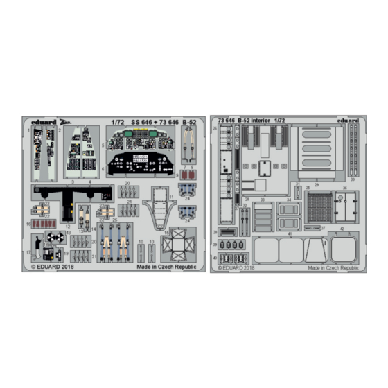 Eduard B-52 interior Quick Start Manual