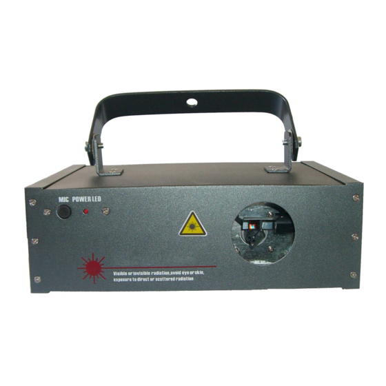 Laserworld EL-250RGY User Manual