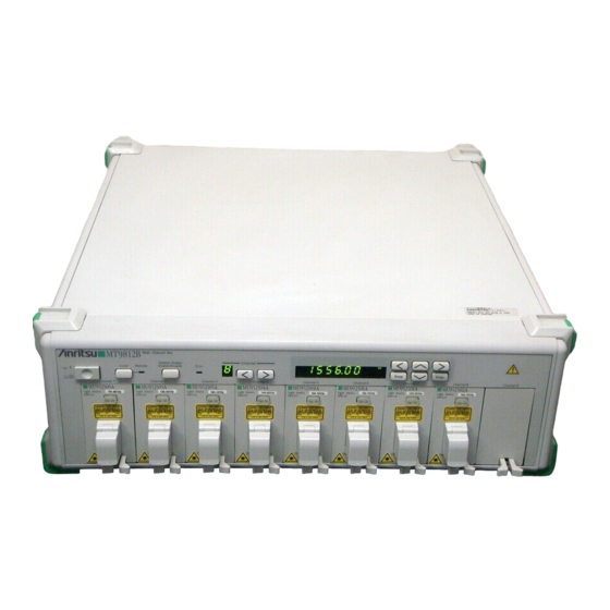 Anritsu MT9810B Manual