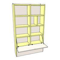 Santalucia Mobili HOMY Giorno Bookcase Assembly Instructions Manual