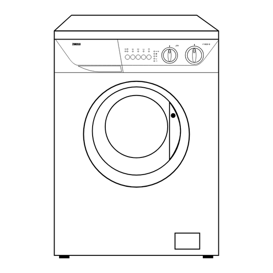 Zanussi FE 1025 G Instruction Booklet