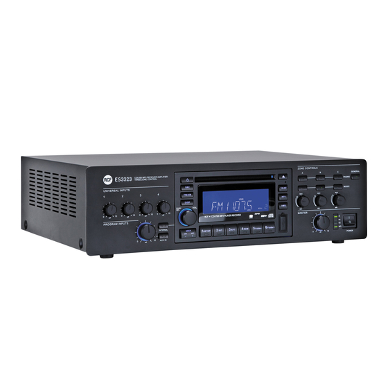 RCF ES3323 User Manual
