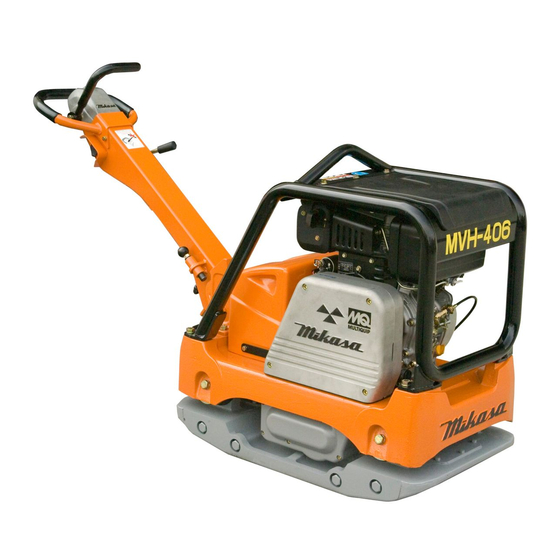 MULTIQUIP Mikasa MVH-406DSZ Operation And Parts Manual