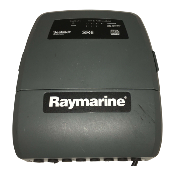 Raymarine SR6 Manuals