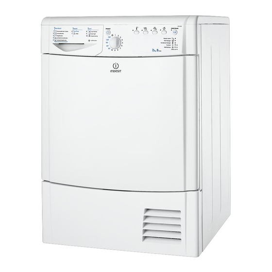 Indesit IDCA 835 Instruction Manual
