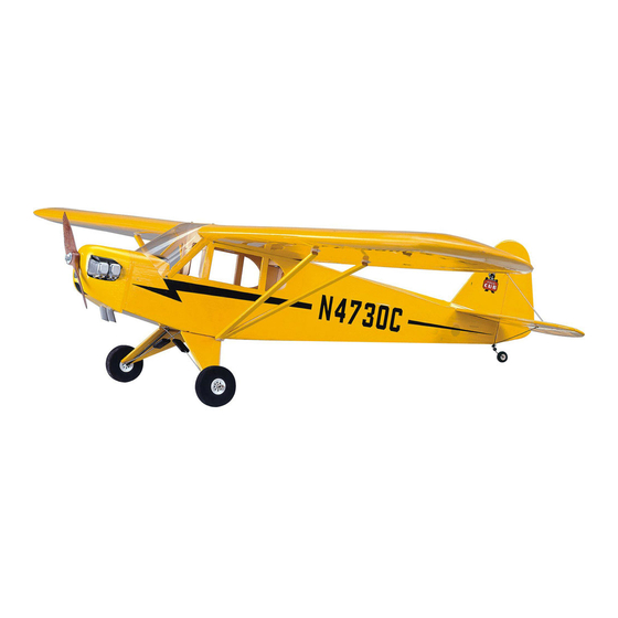 Super Flying Model PIPER J-3 Cub Instruction Manual