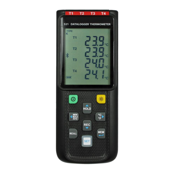 Thermosense HH-521BT Manuals