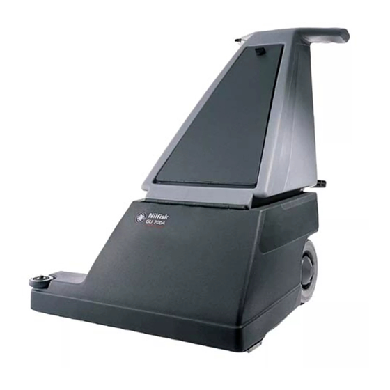 Nilfisk-Advance GU700A Instructions For Use