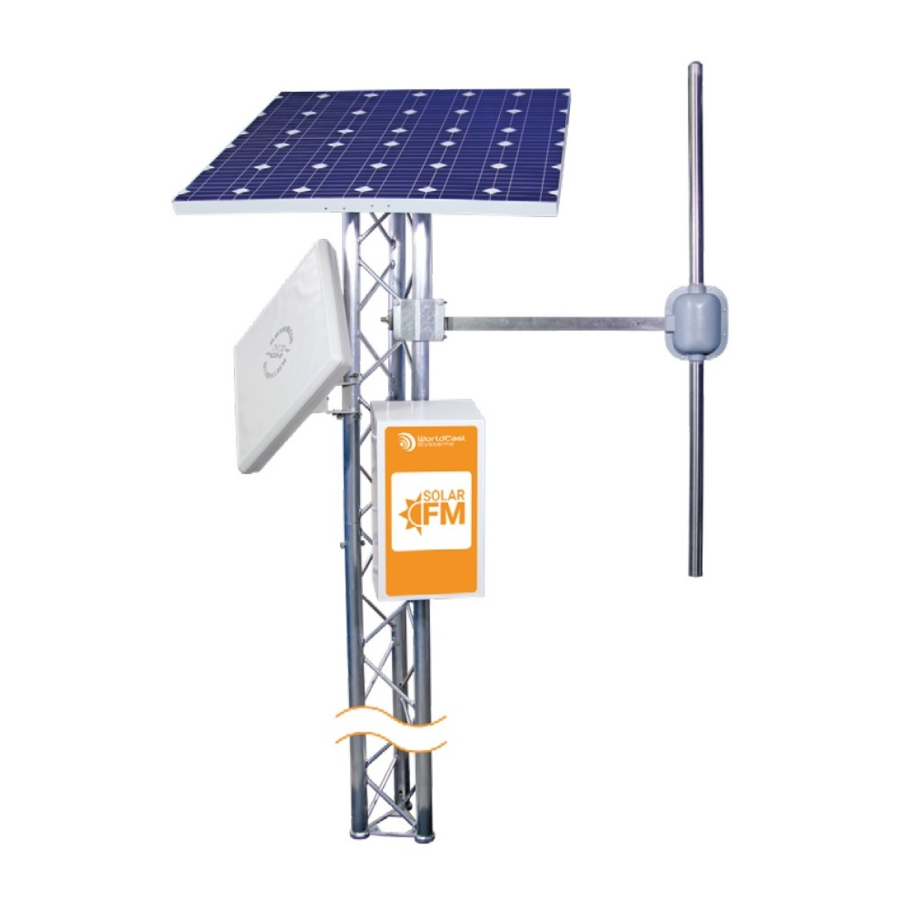 Worldcast Systems SOLAR FM Quick Start Notice
