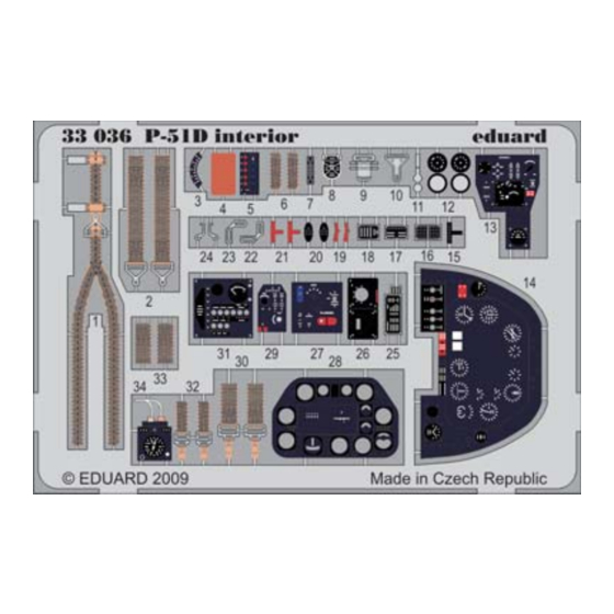 Eduard P-51D interior S.A. Assembly Instructions