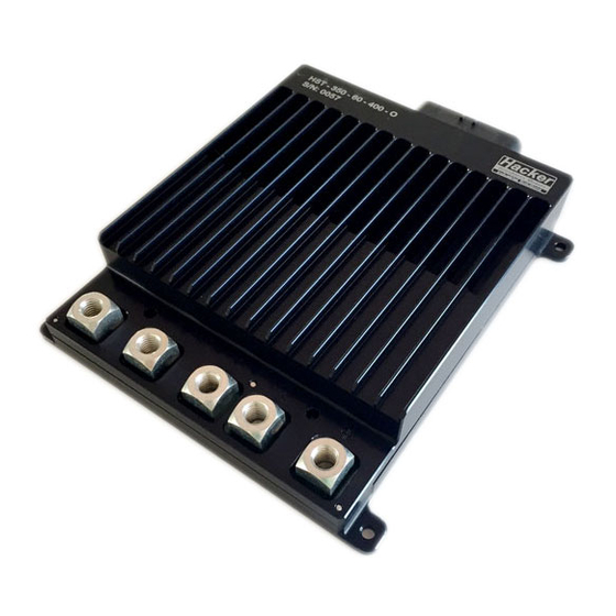 Hacker HST-350 Manual