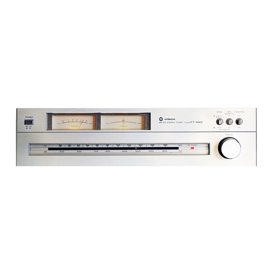 Tuner Hitachi ft 4000L - Photo, audio & vidéo