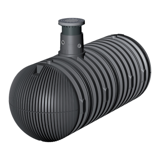 RainWater Harvesting Carat XXL Tank Installation Manual