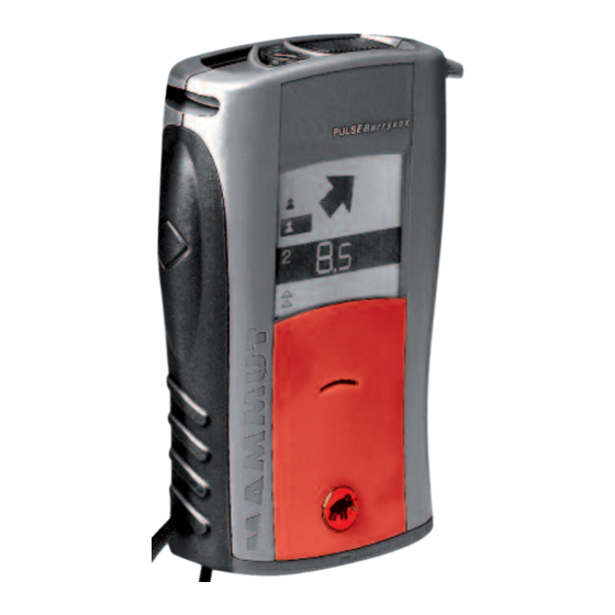 Mammut PULSE Barryvox User Manual