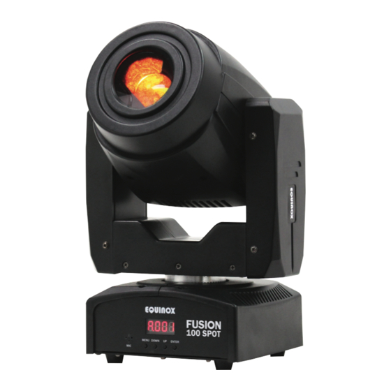 Equinox Systems Fusion 100 Spot User Manual