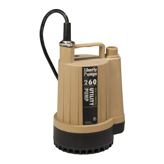 Liberty Pumps 260 Installation Manual
