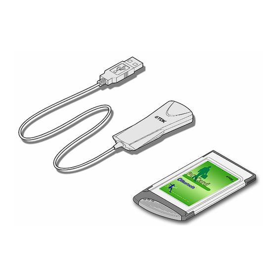 TDK bluetooth usb adapter User Manual