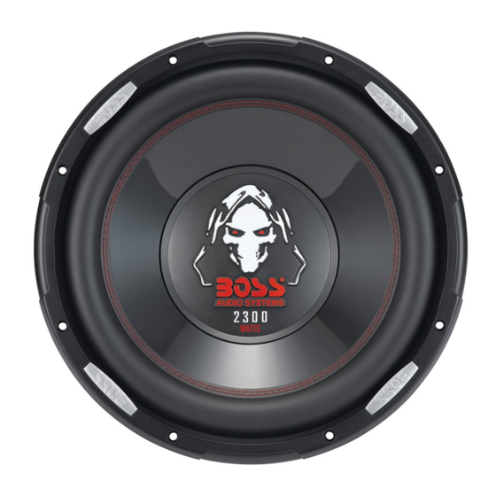 Boss Audio Systems P126DVC User Manual