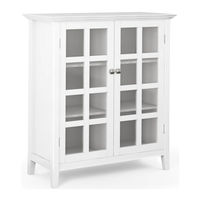 SIMPLIHOME WyndenHall brooklyn+max AXCACA15-WH Manual