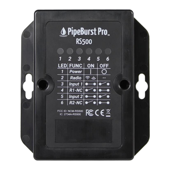 PipeBurst Pro RS500 Device User Manual