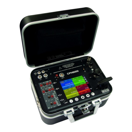 WIKA CPH8000-ET Operating Instructions Manual