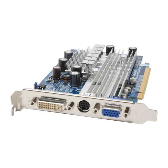 Gigabyte GV-RX55256DP Manual