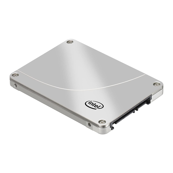 Intel Solid-State Drive 320 Series Manuals