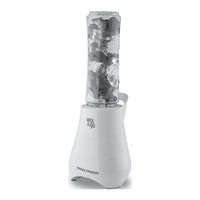 GEORGE FOREMAN MIX & GO GFBL300 Instructions & Warranty