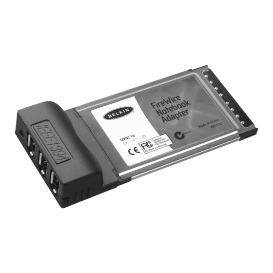 Belkin F5U513 User Manual