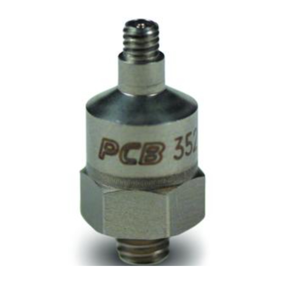 PCB Piezotronics M352A60 Installation And Operating Manual