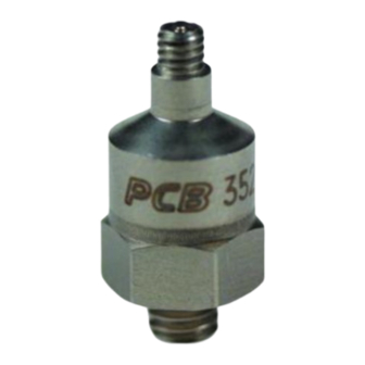 PCB Piezotronics M352A60 Installation And Operating Manual