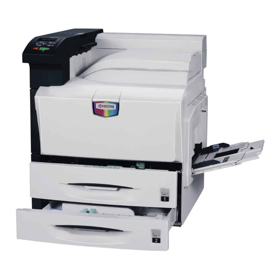 Kyocera C8100DN - Color Laser Printer Operation Manual