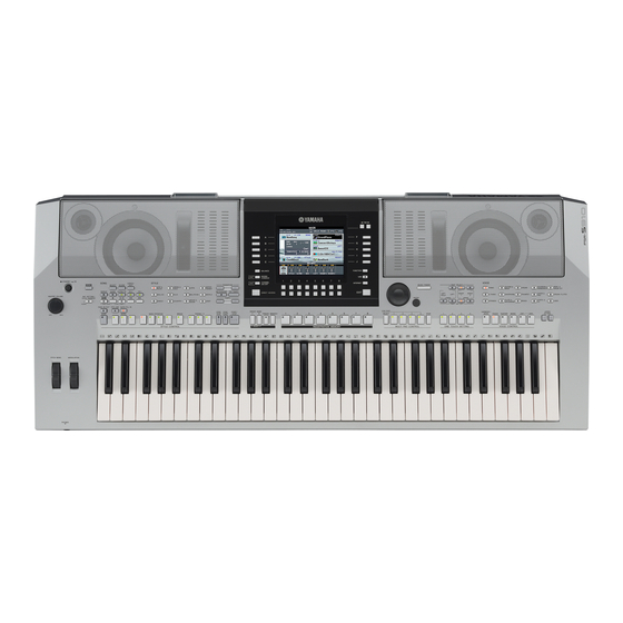 Yamaha PSR-S710 Data List