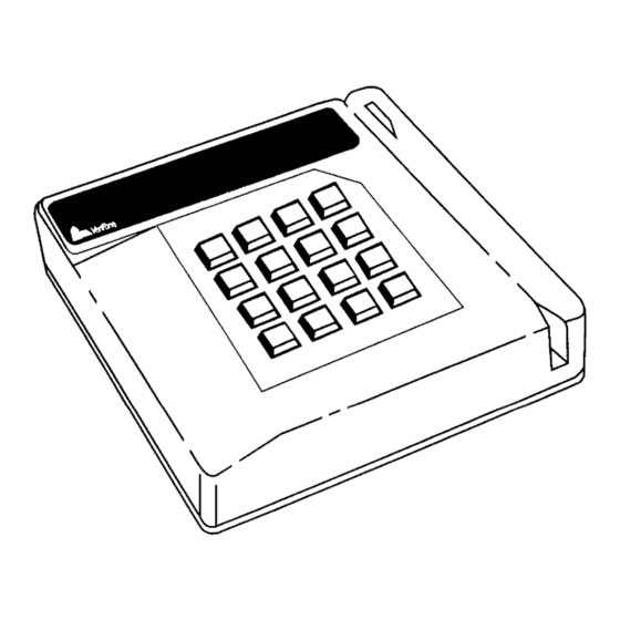 VeriFone TRANZ 380 Reference Manual